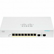 Комутатор Cisco Business CBS220-8P-E-2G-EU (8xGE PoE, 2xSFP, 65 Вт, Smart)