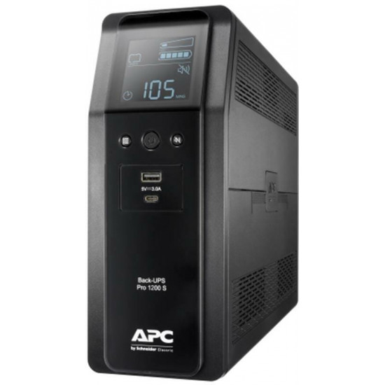 Джерело безперебійного живлення APC Back-UPS Pro 1200VA, USB, 6хС13 (BR1200SI)