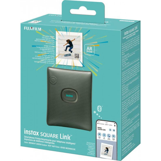 Принтер миттєвого друку Fujifilm Instax SQ Link Green (16785482)