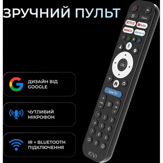 Телевiзор Kivi 40F800KB