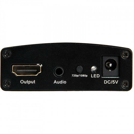Конвертер PowerPlant (CA911479) HDCAV01 AV (3xRCA) - HDMI, чорний