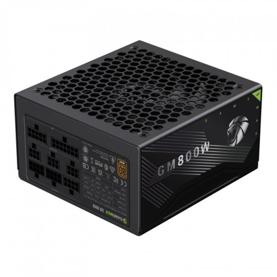 Блок живлення GameMax GM 800B Fully-modular New 800W Black