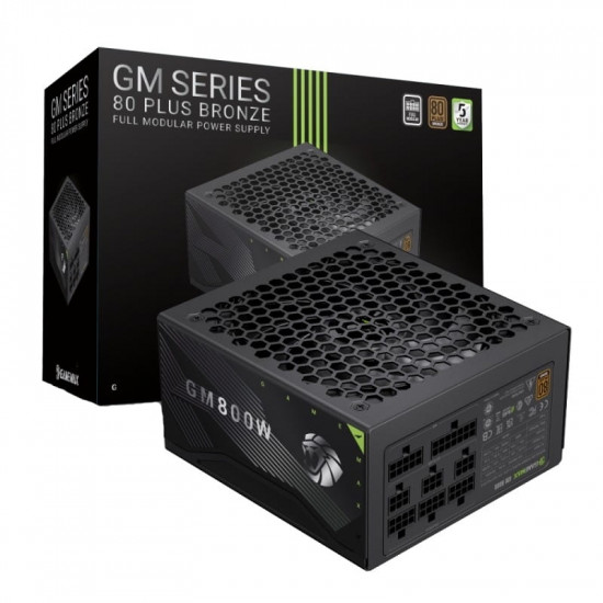 Блок живлення GameMax GM 800B Fully-modular New 800W Black