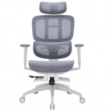 Крісло офісне Officepro Skyline Footrest White/Dark Gray (OC750-W-DG-DG)
