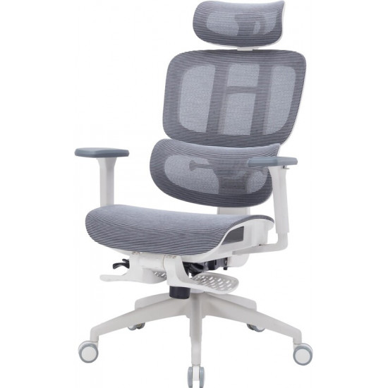 Крісло офісне Officepro Skyline Footrest White/Dark Gray (OC750-W-DG-DG)