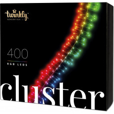 Smart LED гірлянда Twinkly Cluster RGB Gen II (TWC400STP-BEU) 400LED, 6м, BT+WiFi
