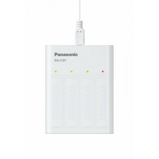 Зарядний пристрій Panasonic Eneloop ready USB in/out з функцією Power Bank + AA 2000 mAh