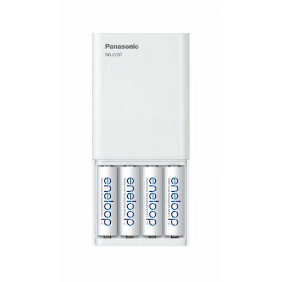 Зарядний пристрій Panasonic Eneloop ready USB in/out з функцією Power Bank + AA 2000 mAh