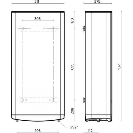 Водонагрівач Ariston Velis Tech 80 EU (3100918)