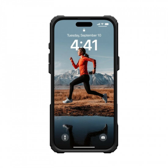 Чохол-накладка Urban Armor Gear Magsafe для Apple iPhone 16 Pro Max Plasma XTE Black/Clear (11447511404G)