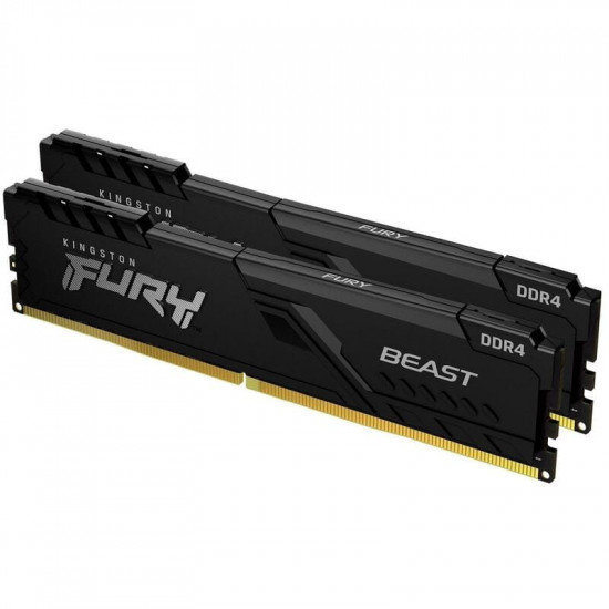 Модуль пам`яті DDR4 2x8GB/3200 Kingston Fury Beast Black (KF432C16BBK2/16WP)