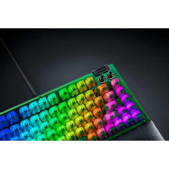Клавіатура Razer BlackWidow V4 75% Phantom Green (RZ03-05003300-R3M1)