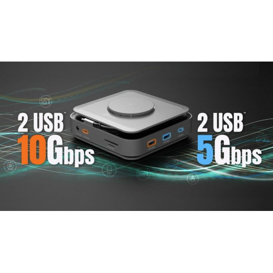 Док-станція J5create USB-C 12-в-1 (JCD3199-N)