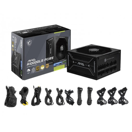 Блок живлення MSI MAG A1000GLS PCIE5 PCIE5 1000W