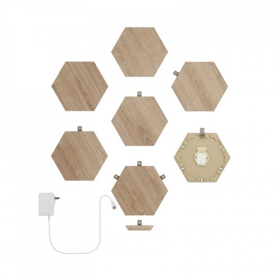 Розумна система освітлення Nanoleaf Elements - Hexagons Starter Kit Apple HomeKit, 7 шт. (NL52-K-7002HB-7PK)