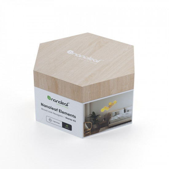 Розумна система освітлення Nanoleaf Elements - Hexagons Starter Kit Apple HomeKit, 7 шт. (NL52-K-7002HB-7PK)