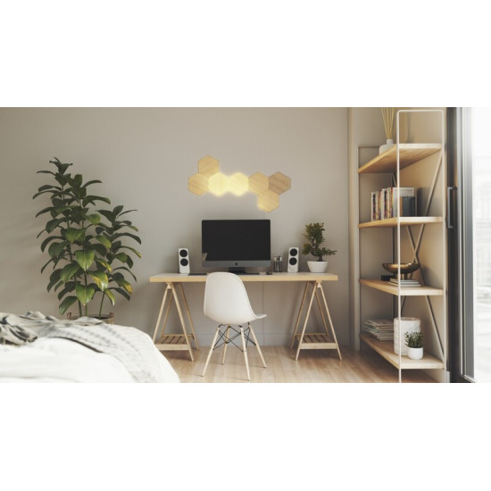 Розумна система освітлення Nanoleaf Elements - Hexagons Starter Kit Apple HomeKit, 7 шт. (NL52-K-7002HB-7PK)