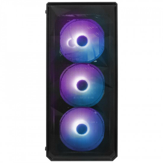Корпус 1stPlayer FD3-BK-4F7 Black без БЖ