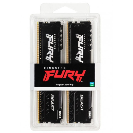 Модуль пам`ятi DDR4 2x16GB/3600 Kingston Fury Beast Black (KF436C18BBK2/32)
