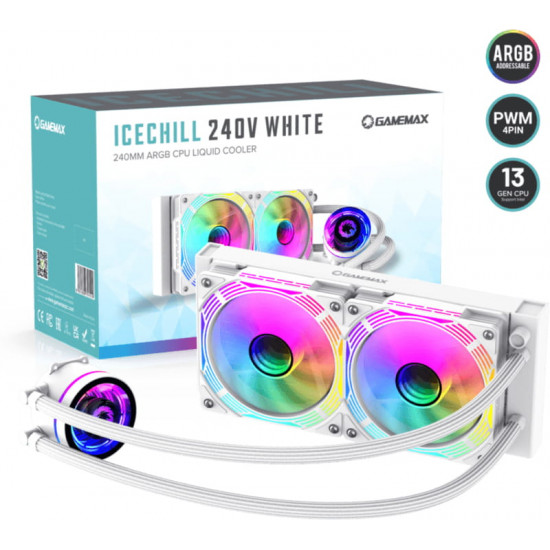 Система водяного охолодження GameMax IceChill 240V White
