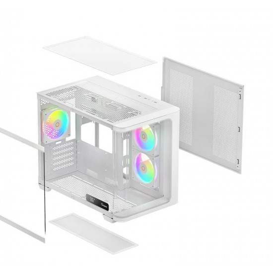 Корпус Ocypus Iota C50 Curve ARGB White (IOTA-C50-WHD300CD-GL)