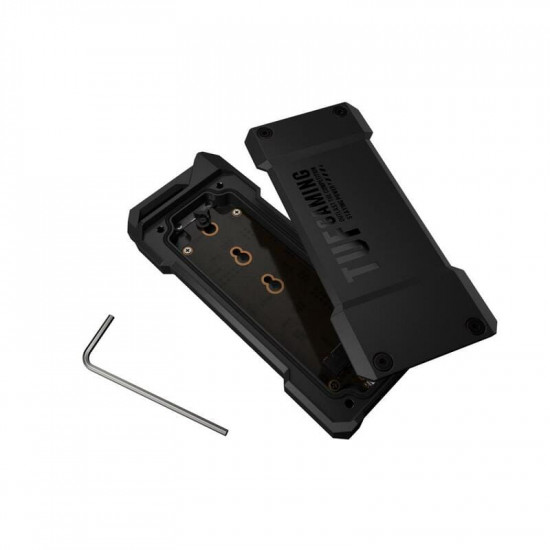 Зовнішня кишеня Asus TUF Gaming A1 ESD-T1A PCIe NVMe M.2 2230/2242/2260/2280 USB Type-C 3.2 Black (90DD02N0-M09000)