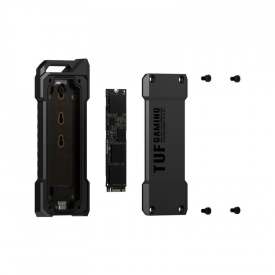 Зовнішня кишеня Asus TUF Gaming A1 ESD-T1A PCIe NVMe M.2 2230/2242/2260/2280 USB Type-C 3.2 Black (90DD02N0-M09000)
