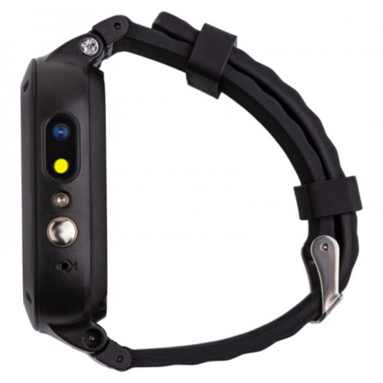 Дитячий смарт-годинник AmiGo GO004 SP Camera+LED Black