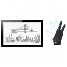 LED планшет (світлокопіювальний) Huion L4S + рукавичка