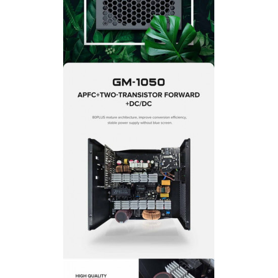 Блок живлення GameMax GM-1050 Modular 1050W Black