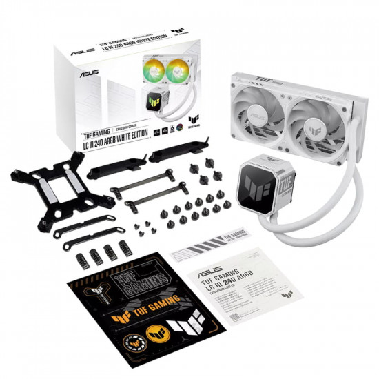 Система водяного охолодження Asus TUF Gaming LC III 240 ARGB White (90RC01J2-B0EAY0)