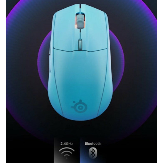 Миша бездротова SteelSeries Rival 3 Gen 2 Wireless Aqua Blue (62526)