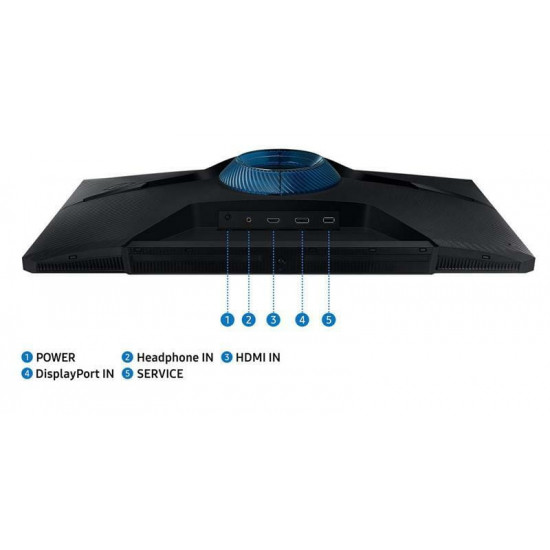 Монiтор Samsung 27" Odyssey G3 LS27DG300 (LS27DG300EIXUA) VA Black 180Hz