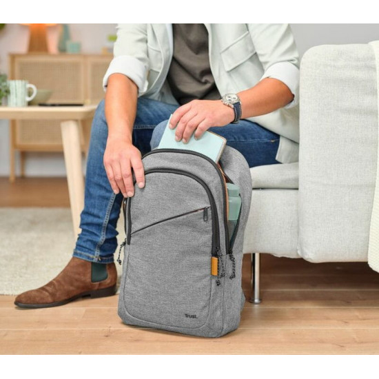 Рюкзак для ноутбука Trust Avana Eco 16" Grey (24981)