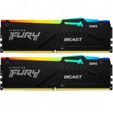 Модуль пам`яті DDR5 2x8GB/5600 Kingston Fury Beast RGB Black (KF556C36BBEAK2-16)