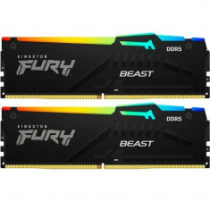 Модуль пам`яті DDR5 2x8GB/5600 Kingston Fury Beast RGB Black (KF556C36BBEAK2-16)