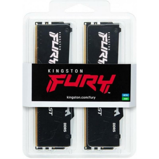 Модуль пам`яті DDR5 2x8GB/5600 Kingston Fury Beast RGB Black (KF556C36BBEAK2-16)