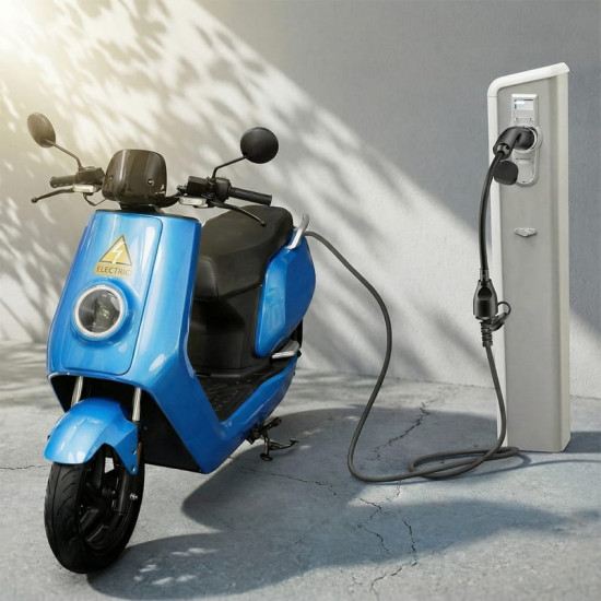 Перехідник EnerGenie для електромобіля Type 2 у євророзетку 16А (EV-T2MACF-3.7KW-0.5M)