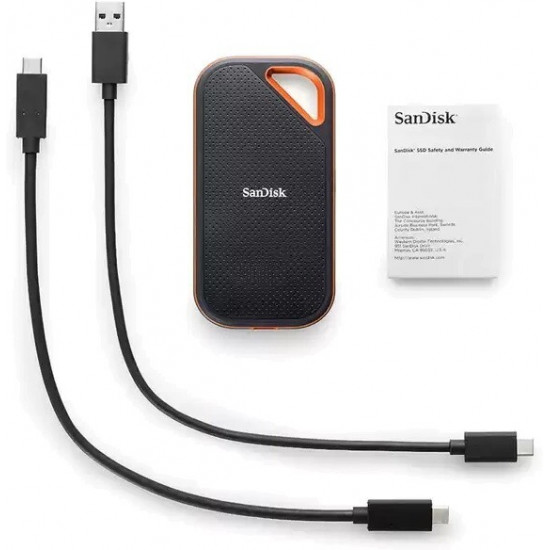 Накопичувач зовнiшнiй SSD 4TB SanDisk Extreme Pro (SDSSDE81-4T00-G25)