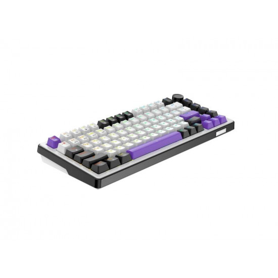 Клавіатура бездротова Hator Hellyberry HK75 Wireless White/Violet