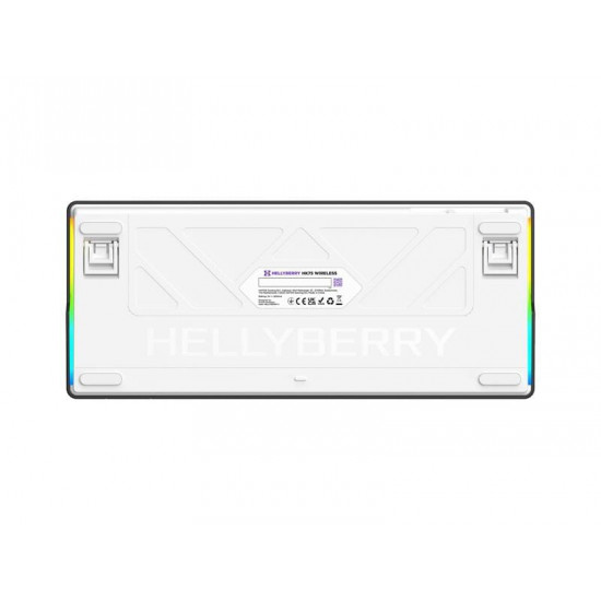 Клавіатура бездротова Hator Hellyberry HK75 Wireless White/Violet