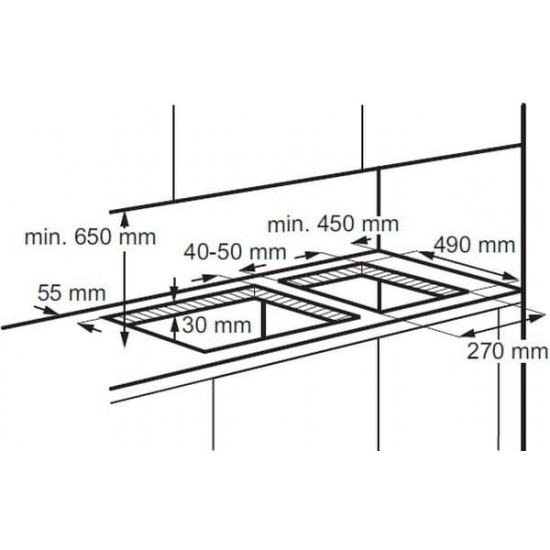 Варильна поверхня Electrolux EGC3322NVK