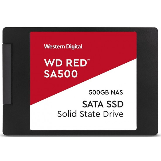 Накопичувач SSD 500GB WD Red 2.5" SATAIII 3D TLC (WDS500G1R0A)