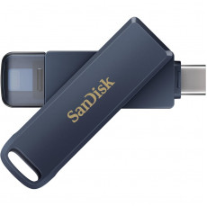 Флеш-накопичувач USB 128GB Type-C/Lightning SanDisk Phone Drive for iPhone Metallic Sky (SDIXD0N-128G-GN6NE)