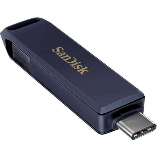 Флеш-накопичувач USB 128GB Type-C/Lightning SanDisk Phone Drive for iPhone Metallic Sky (SDIXD0N-128G-GN6NE)