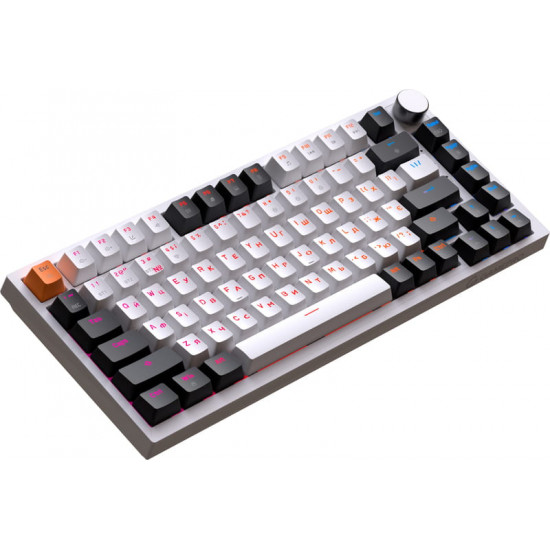Клавіатура бездротова GamePro Asgard Valhalla MK160W Pro White