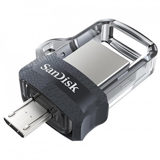 Флеш-накопичувач USB3.0 256GB OTG SanDisk Ultra Dual Black (SDDD3-256G-G46)