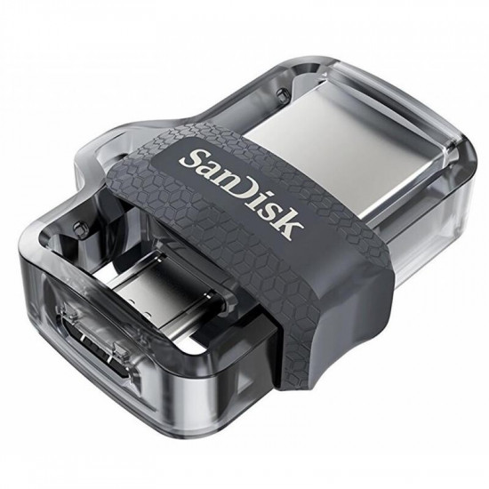 Флеш-накопичувач USB3.0 256GB OTG SanDisk Ultra Dual Black (SDDD3-256G-G46)