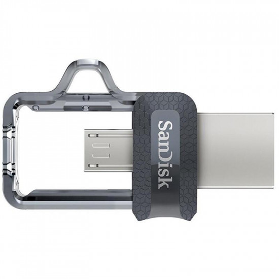 Флеш-накопичувач USB3.0 256GB OTG SanDisk Ultra Dual Black (SDDD3-256G-G46)
