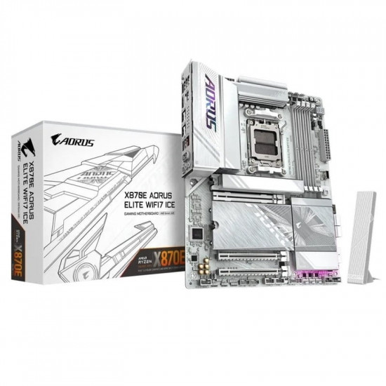 Материнська плата Gigabyte X870E Aorus Elite WiFi7 Ice Socket AM5